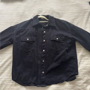 Black Button-Up Jacket